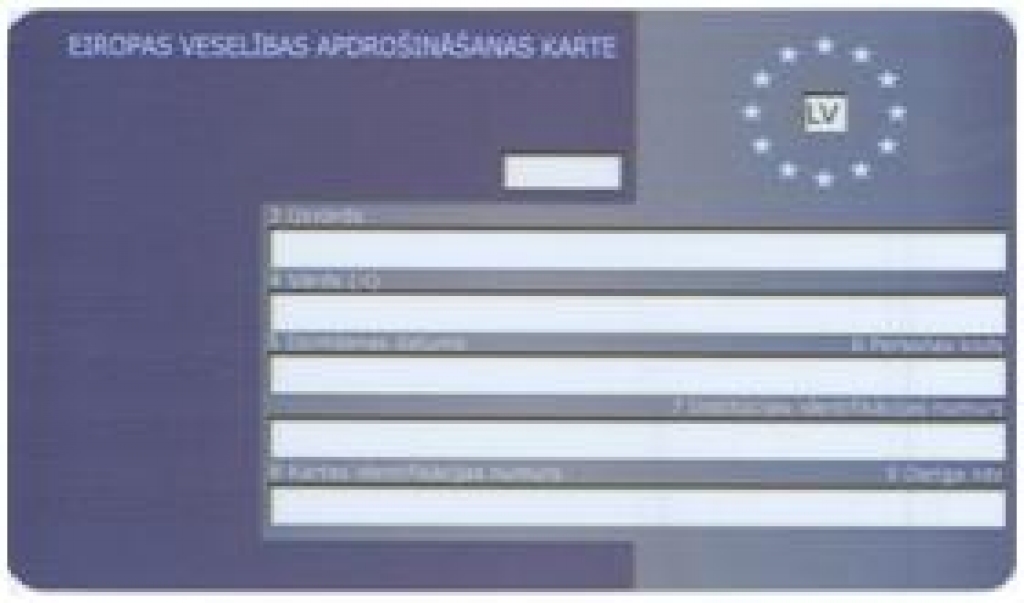 Eiropas veselības apdrošināšanas karti varēs saņemt dienas laikā