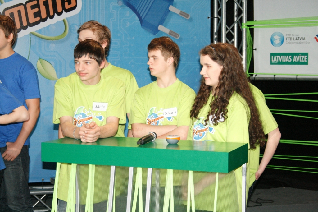 Televīzijas konkursā «eXperiments» – Bārbeles skolēni