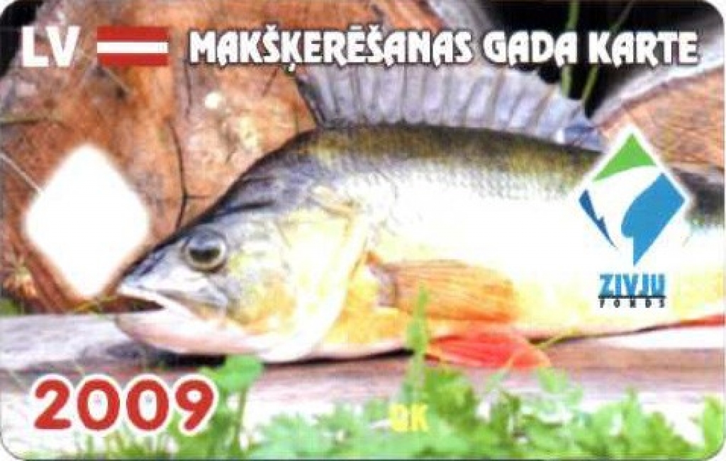 Kartē jāieraksta makšķernieka vārds