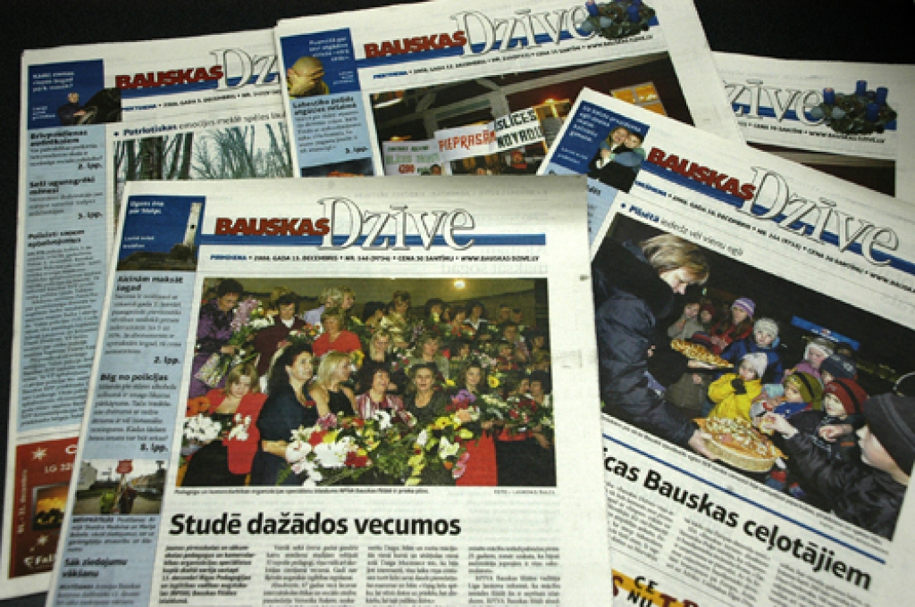 Svētku laikā mainītas avīzes «Bauskas Dzīve» iznākšanas dienas