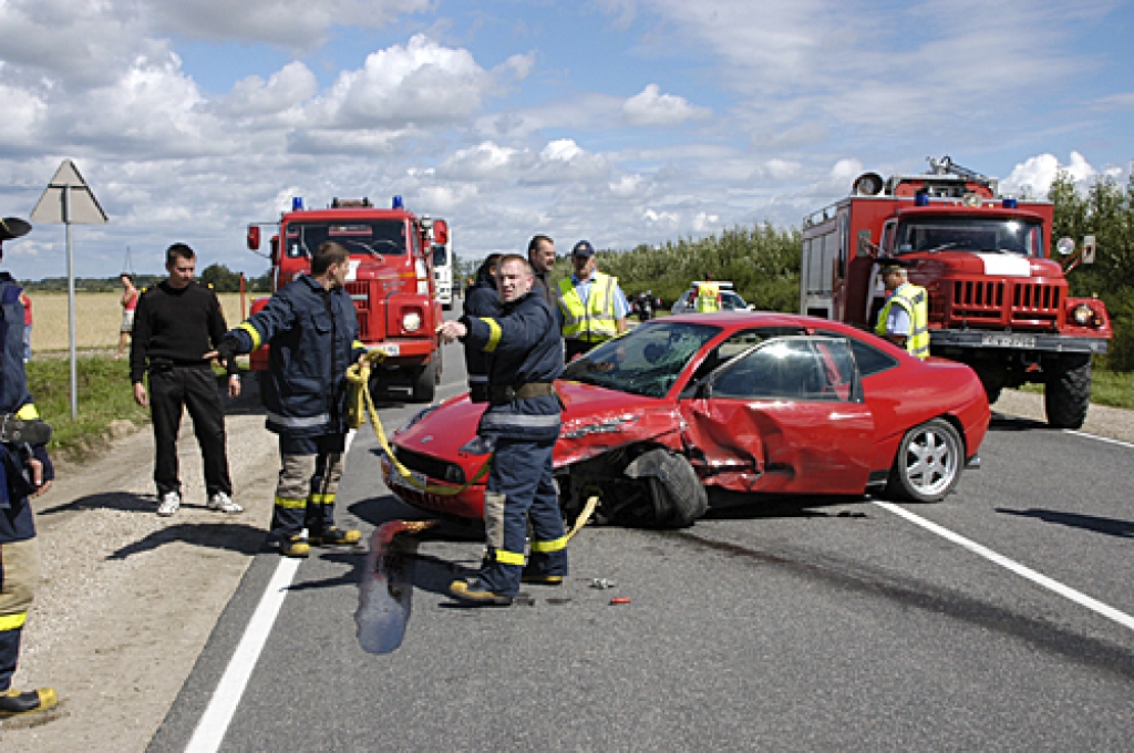 Pusstundas laikā uz A-7 avarējuši pieci auto
