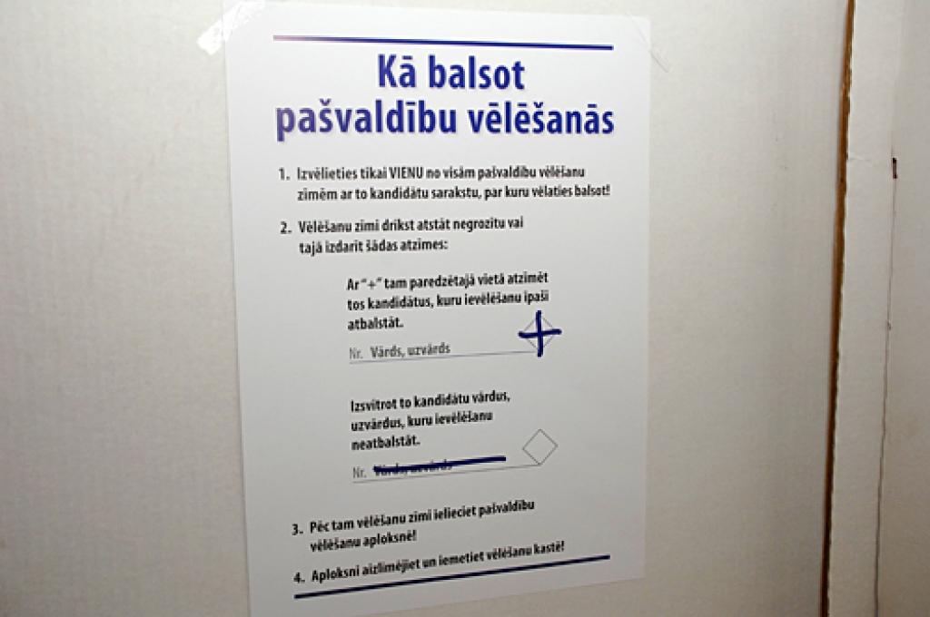 Vēlētājus gaida daži jaunumi
