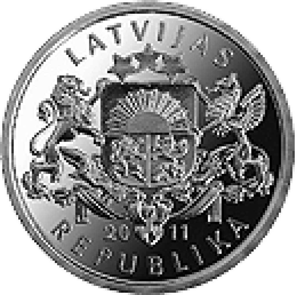 Apgrozībā laiž jaunu viena lata monētu