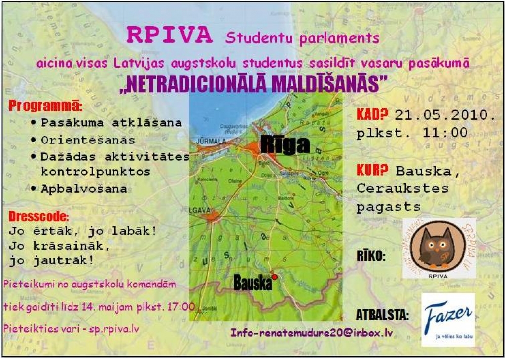 Bārbelē rīko «Netradicionālo maldīšanos»