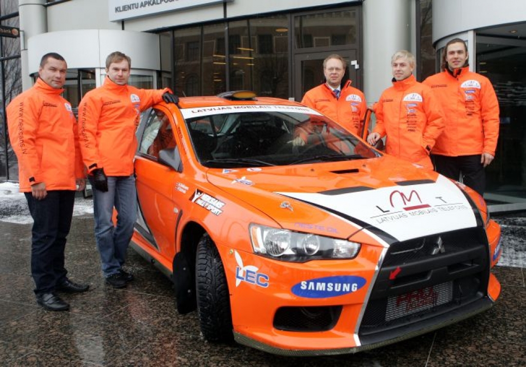 LMT rallija komanda Talsos startēs ar divām «Mitsubishi Lancer Evo X» automašīnām