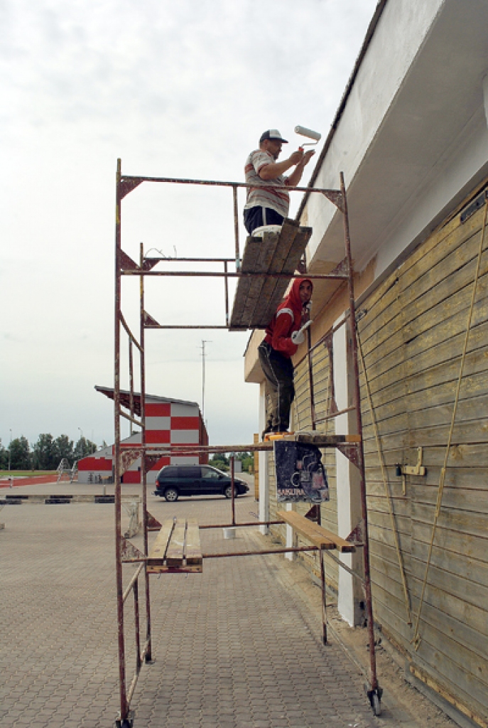 Stadionu gatavo veterānu sacensībām