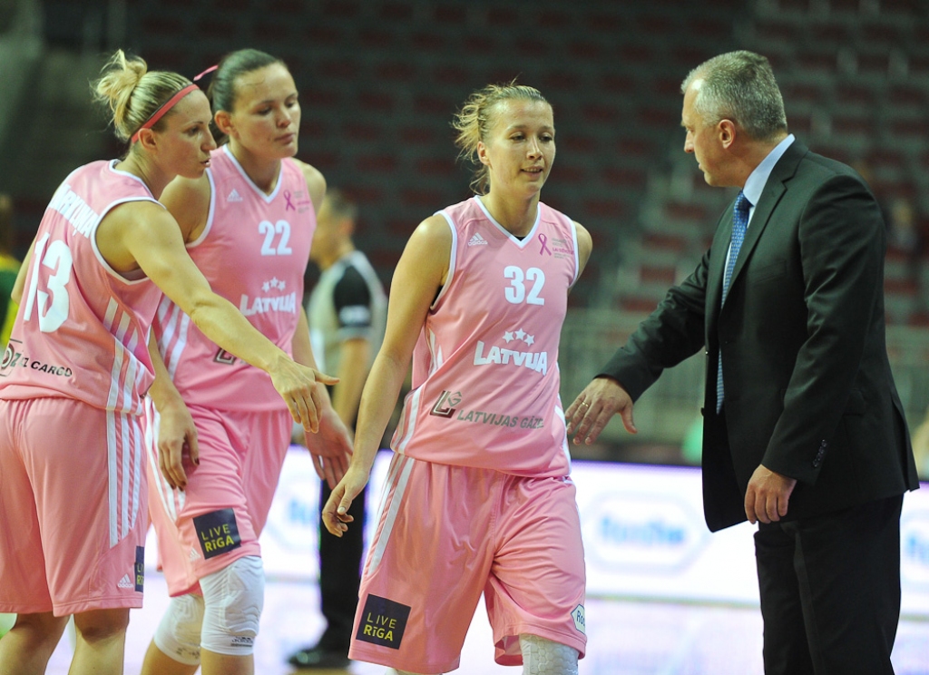 Diena vērtē dāmu basketbola izlases sniegumu Eiropas čempionātā