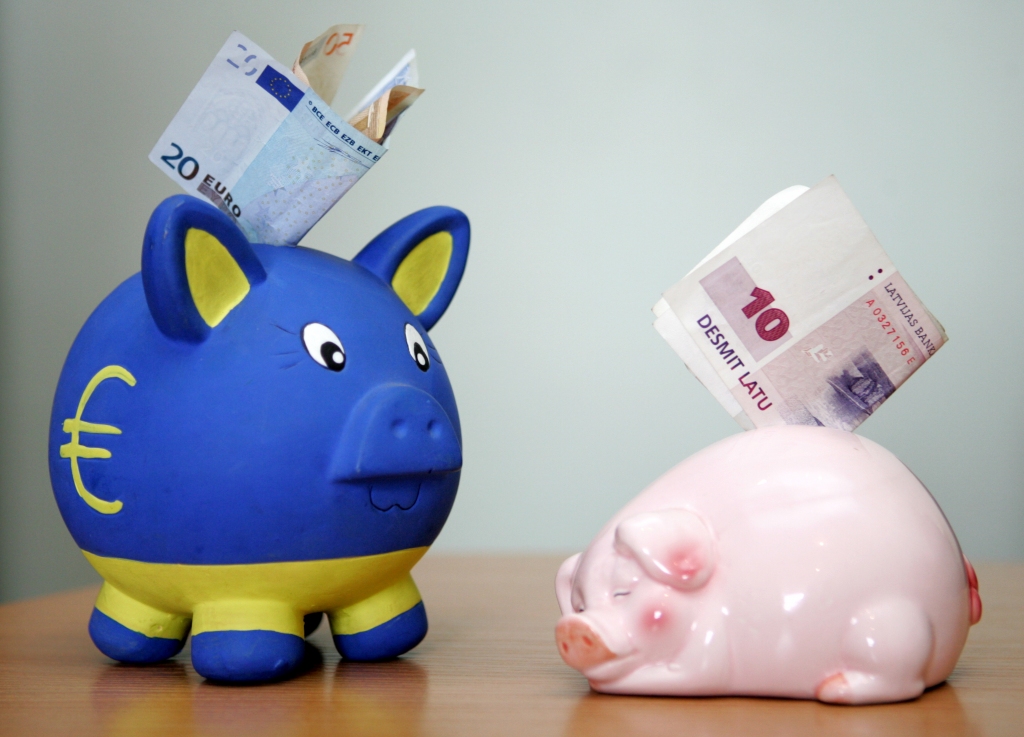 Santīmus pret banknotēm Latvijas Bankā varēs mainīt bez ierobežojuma