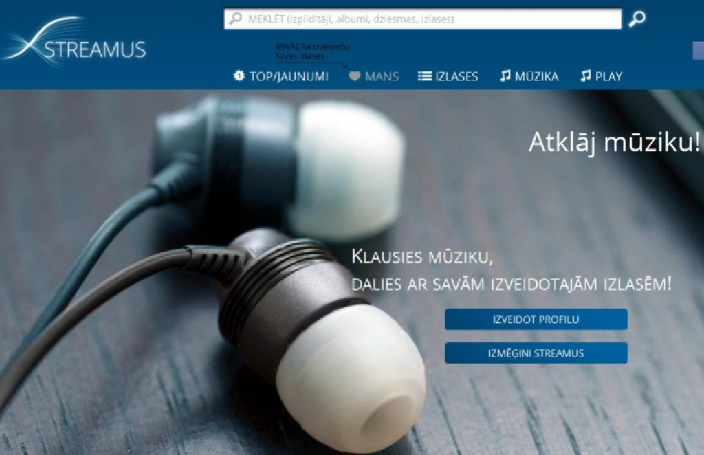 Nacionālajam mūzikas straumēšanas servisam grūts sākums