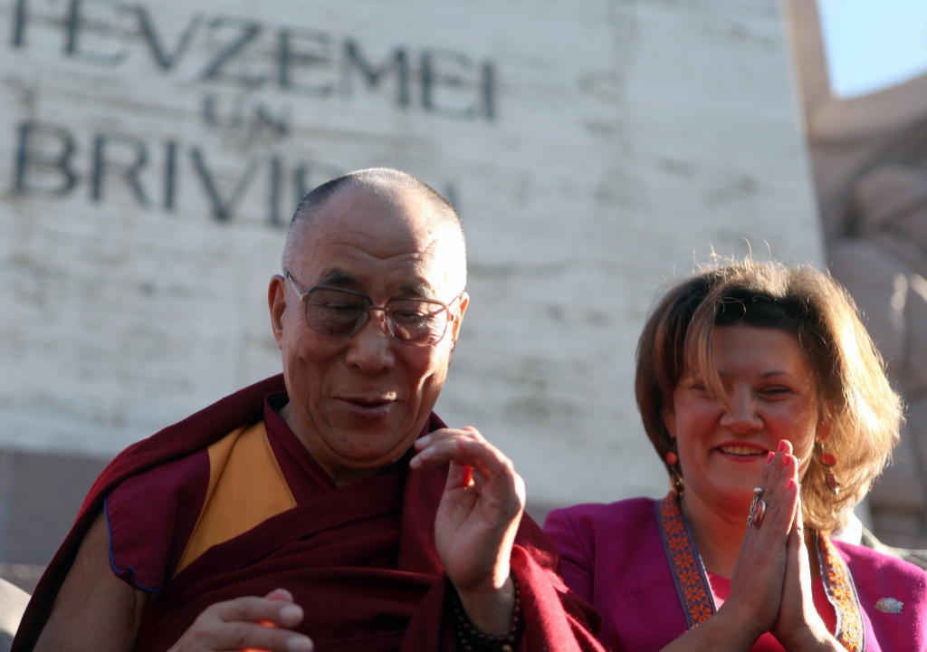 (ar FOTO) Dalailama: Mana vizīte nav politiska