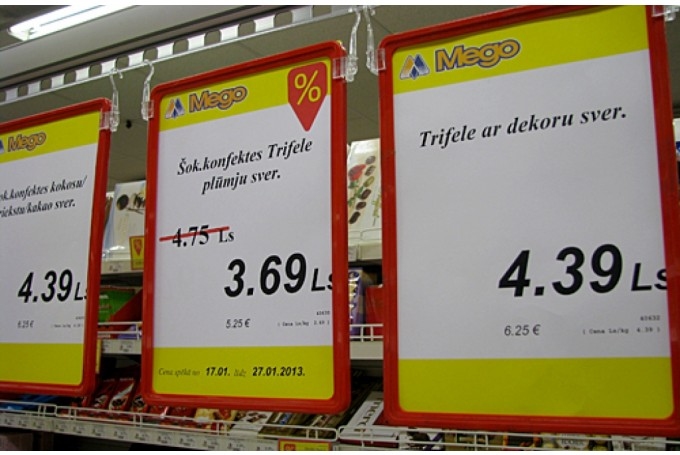 Vērtība jāuzrāda gan latos, gan eiro