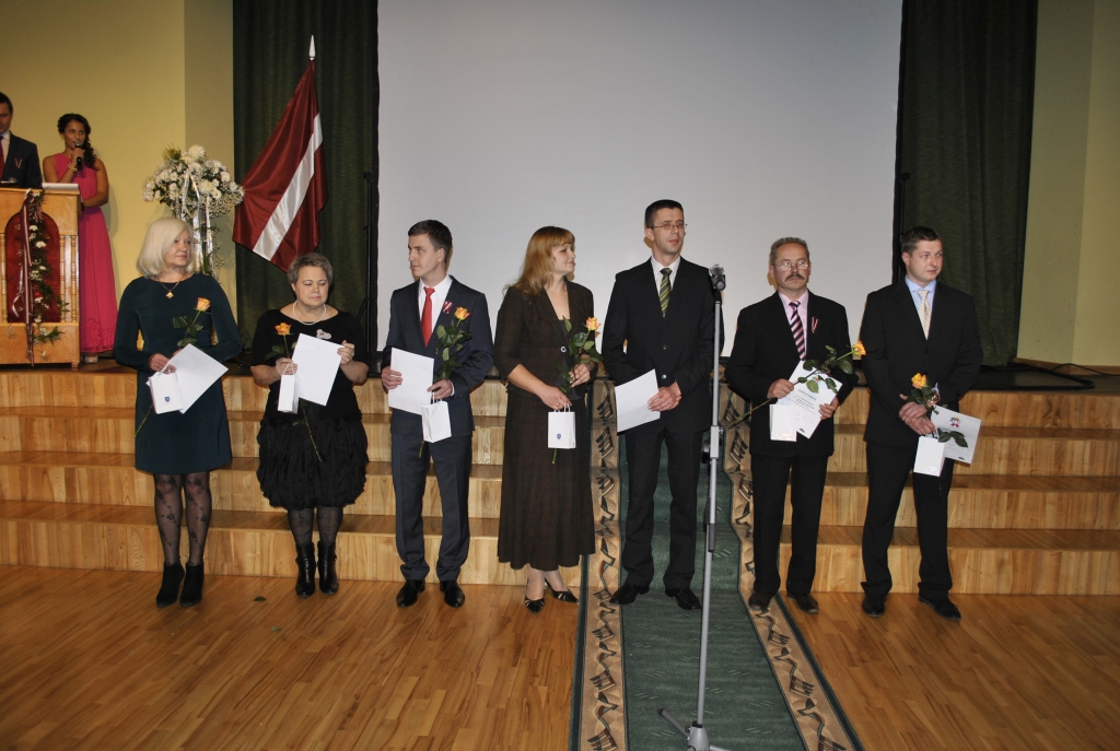 Iecavā sveic gada cilvēkus un dažādu jomu izcilniekus
