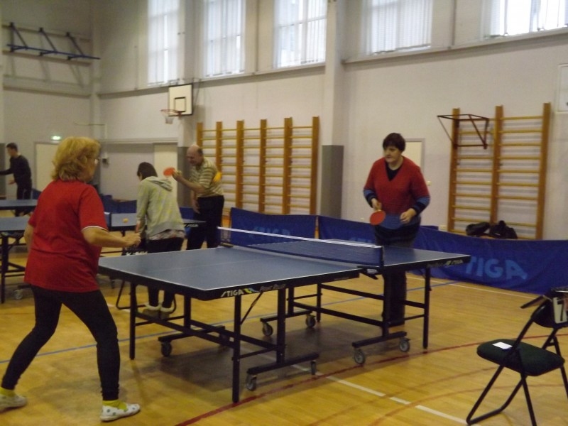 Aizvadīts Latvijas čempionāts veterāniem galda tenisā