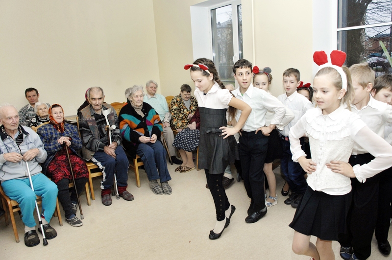 Pansionātā uzbur Ziemassvētku izjūtu