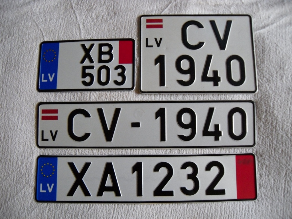 Iecavā automobiļiem pazuduši numuri