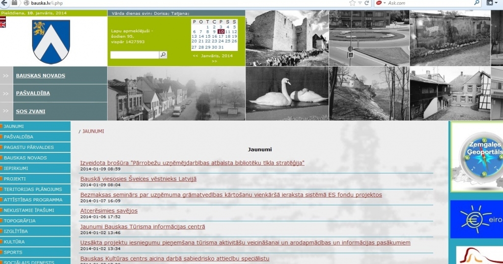 Bauskas novada pašvaldībai būs jauna mājaslapa