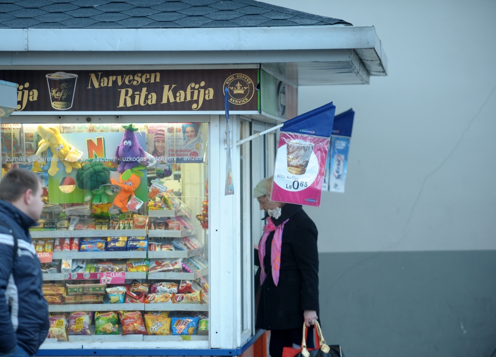 Narvesen: pircēji kioskus izmanto kā naudas maiņas punktus