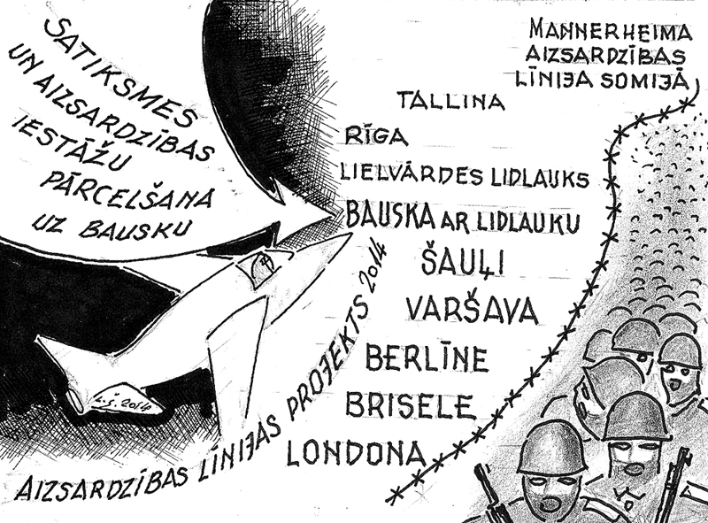 Karikatūra: TUVĀK SAKNĒM