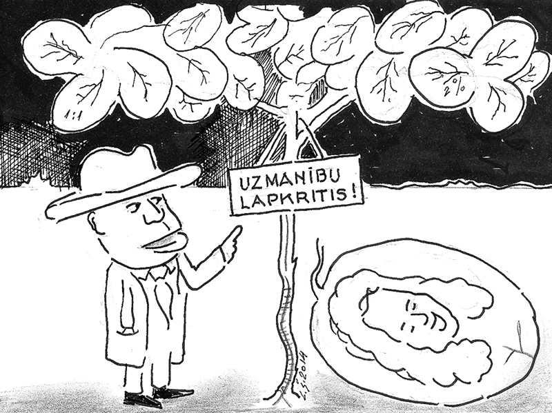 Karikatūra: KĀ VĒLĒJĀM, TĀ DZĪVOSIM