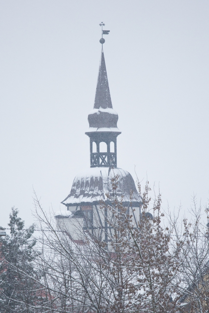 FOTO: Pirmais sniegs Bauskā