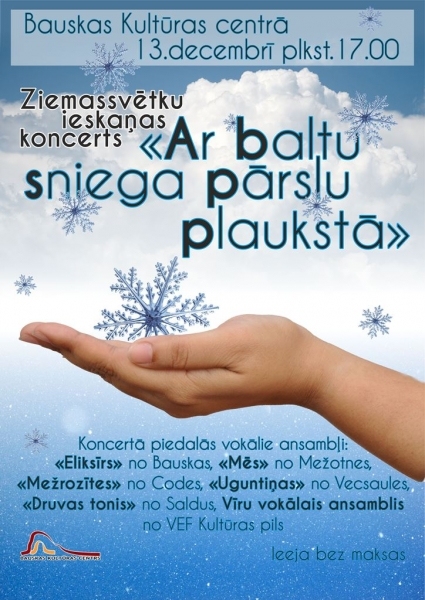 Ziemassvētku ieskaņas koncerts Bauskā