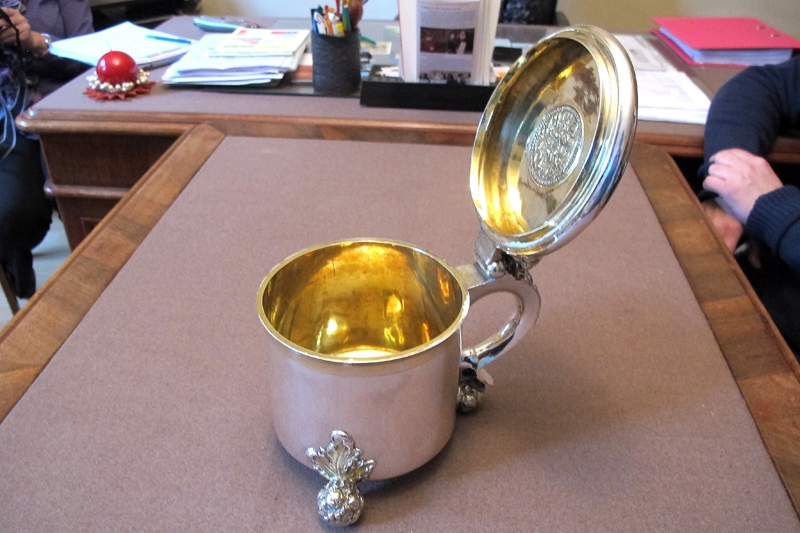 Sudraba kanna nogādāta Bauskā