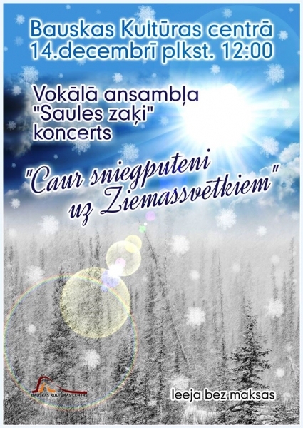 Vokālā ansambļa «Saules zaķi» koncerts Bauskā