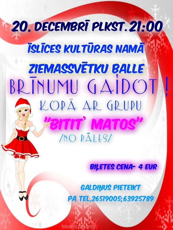 Ziemassvētku balle Īslīcē