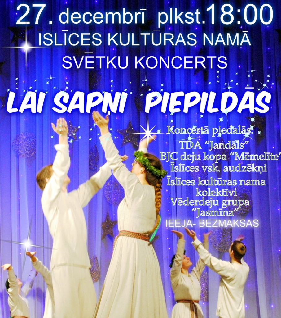 Svētku koncerts Īslīcē