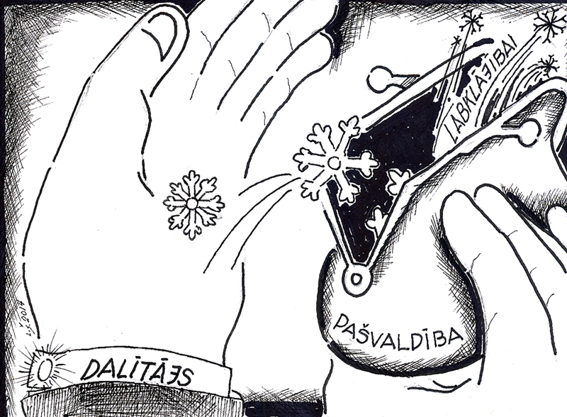 Karikatūra: VAI STAGNĀCIJA?