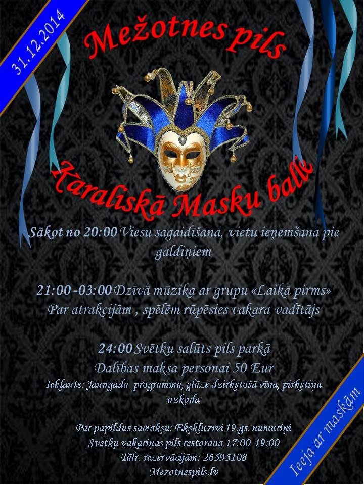 Karaliskā masku balle Mežotnes pilī