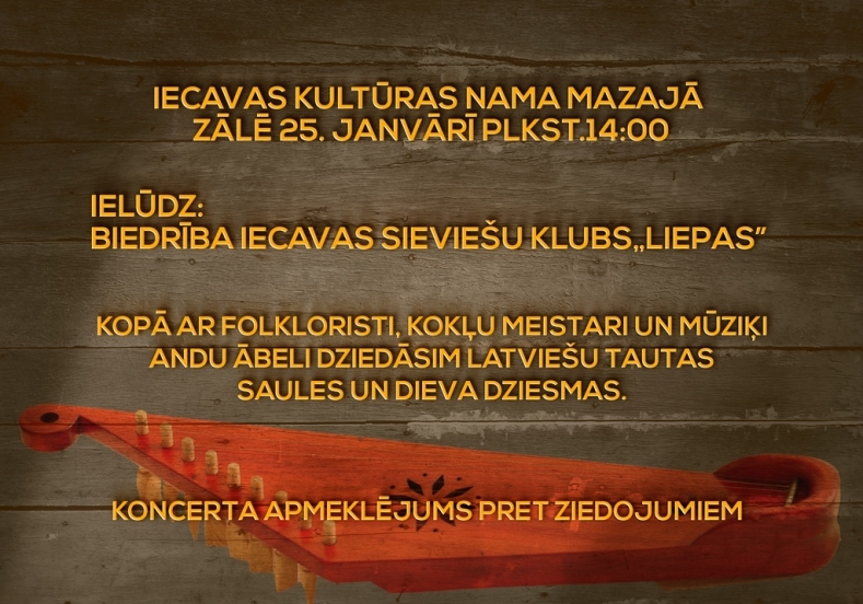 Iecavā koncertēs folkloriste Anda Ābele