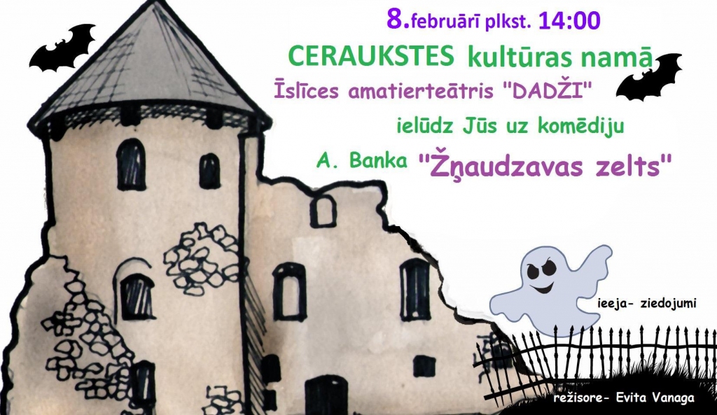Īslīces amatierteātra izrāde Ceraukstē