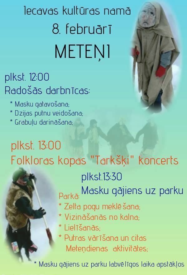 Meteņu svinēšana Iecavā