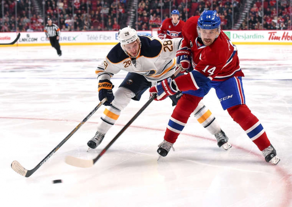papildināts (7:47) - Girgensona pārstāvētā Sabres Monreālā beidzot pārtrauc 14 zaudējumu sēriju; Ķēniņam otrie vārti NHL