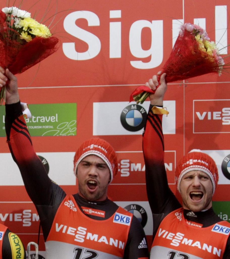 Siguldā notiekošajā pasaules čempionātā kamaniņu sportā uzvarētājiem atskaņo VDR himnu