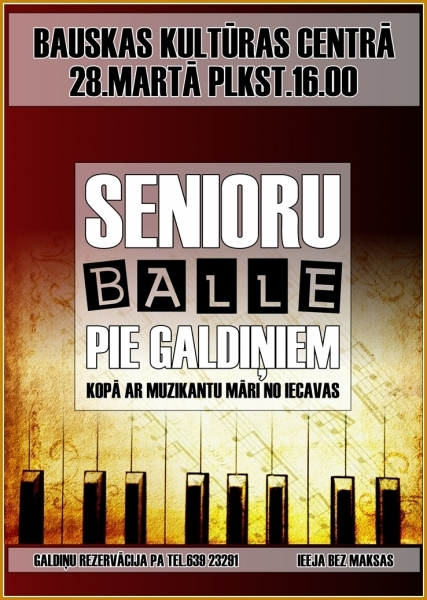 Senioru balle Bauskā