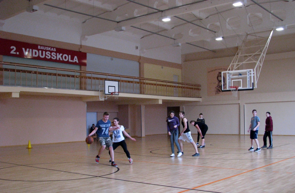 Izbūvēta Bauskas novadā modernākā sporta zāle