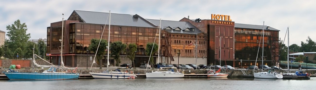 Liepājas viesnīca Promenade Hotel cietusi ugunsgrēkā