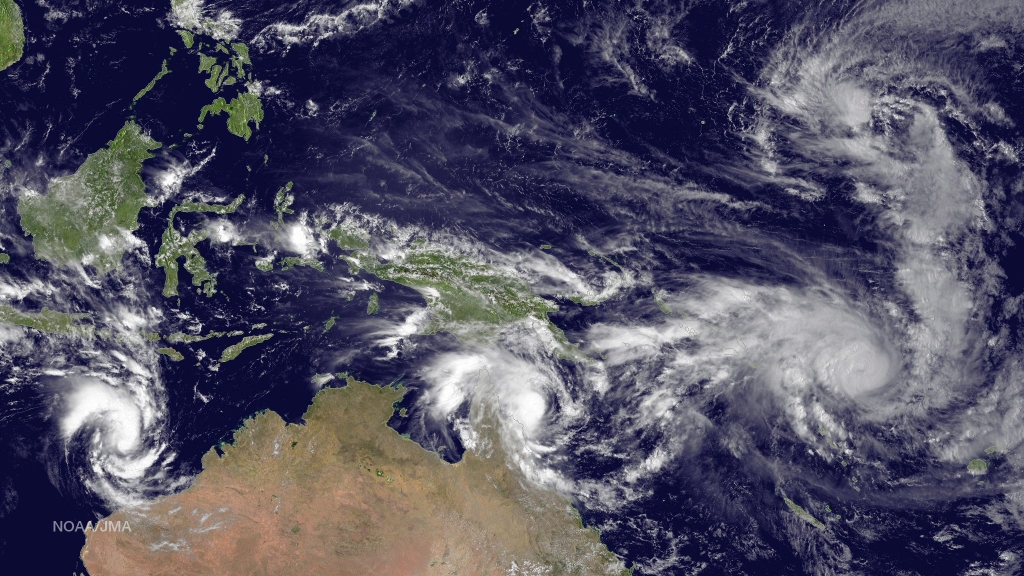 VIDEO: Ciklons izposta Vanuatu salas; vēsta par bojāgājušajiem