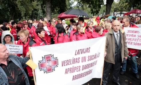 Mediķu arodbiedrība protesta akciju nolemj rīkot 20.aprīlī