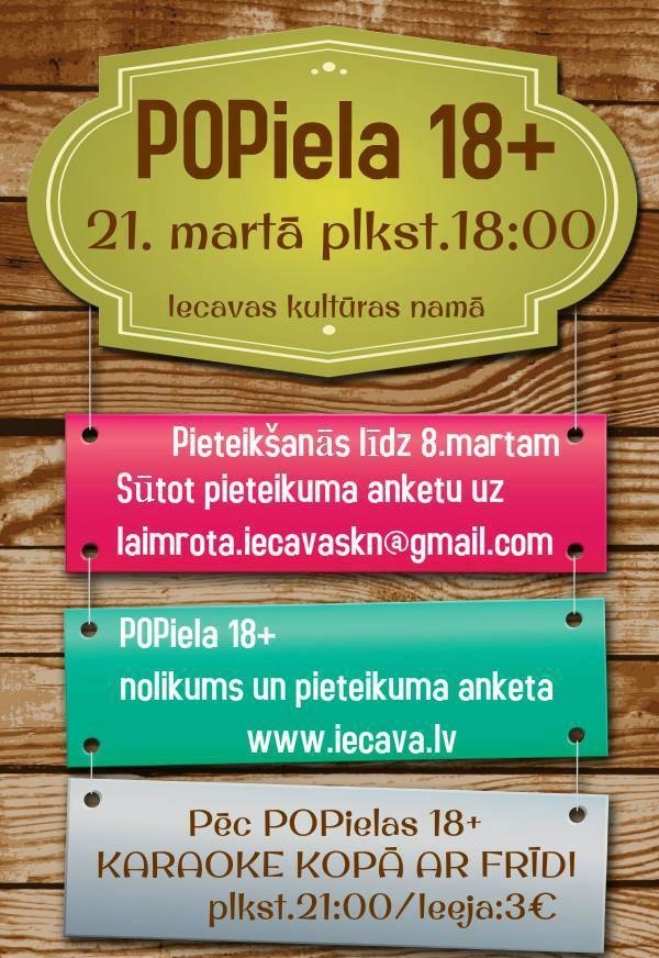 Popiela Iecavā
