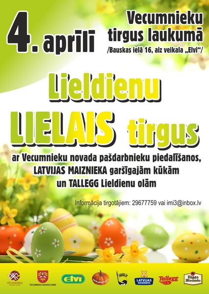 Lieldienu tirgus Vecumniekos