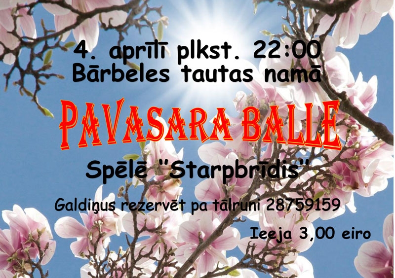 Pavasara balle Bārbelē