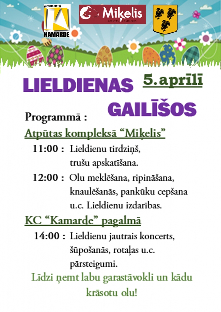 Lieldienas atpūtas kompleksā «Miķelis»