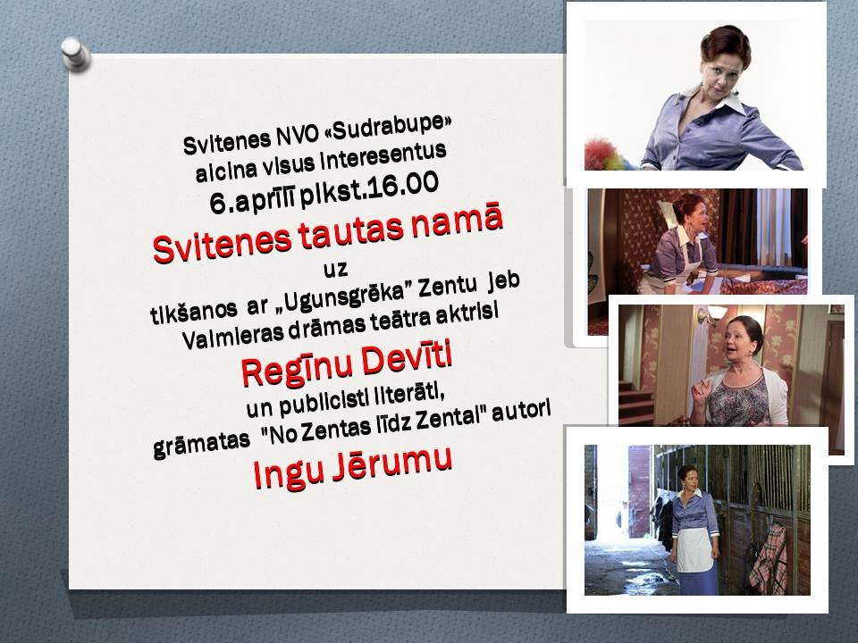 Svitenē tikšanās ar «Ugunsgrēka» Zentu