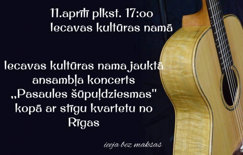 Iecavas kultūras nama jauktā ansambļa koncerts