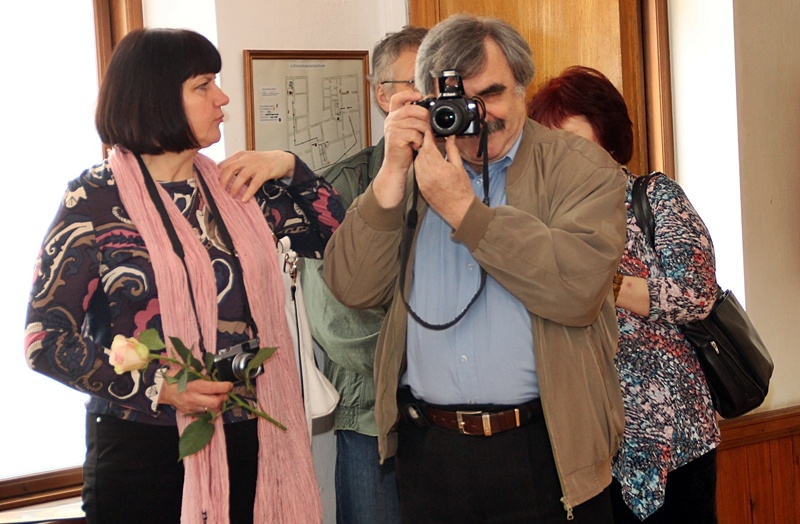 FOTO: Laimoņa Šulca jubilejas izstāde