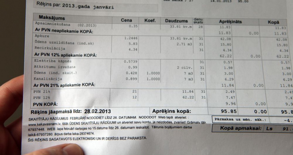Rīdzinieki par siltumu parādā 5,5 miljonus eiro