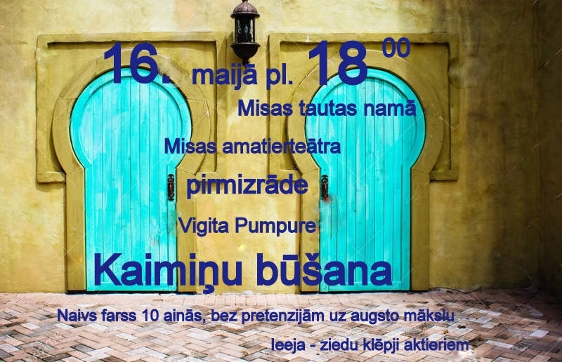 Misas amatierteātra pirmizrāde